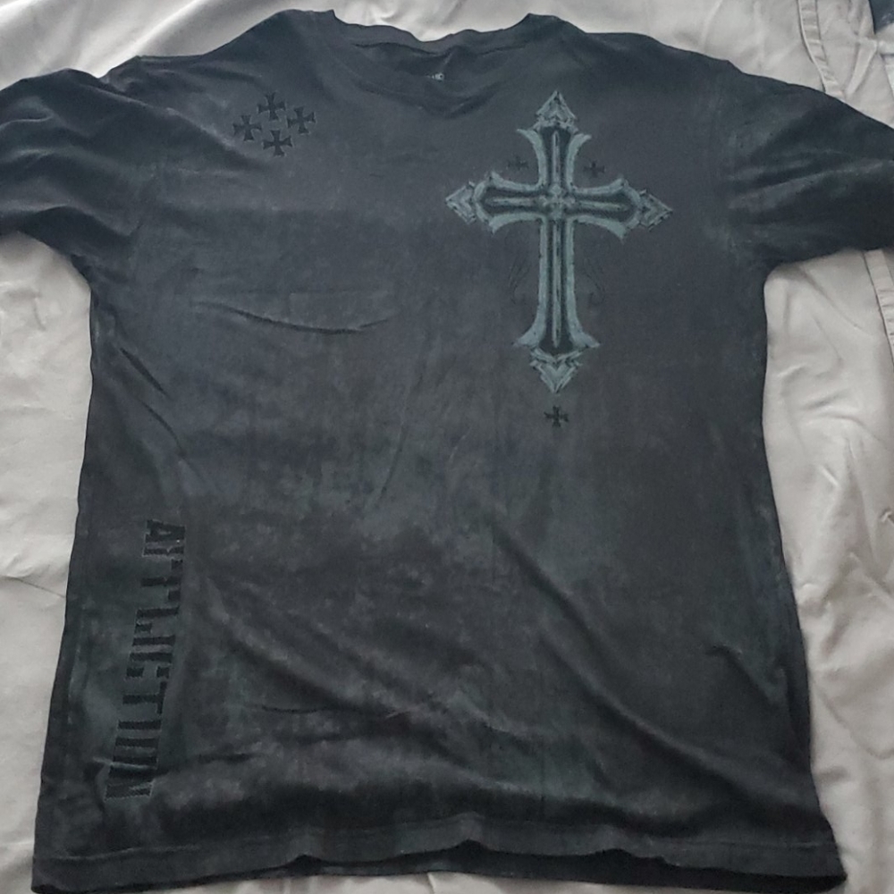 Mens large Affliction tee